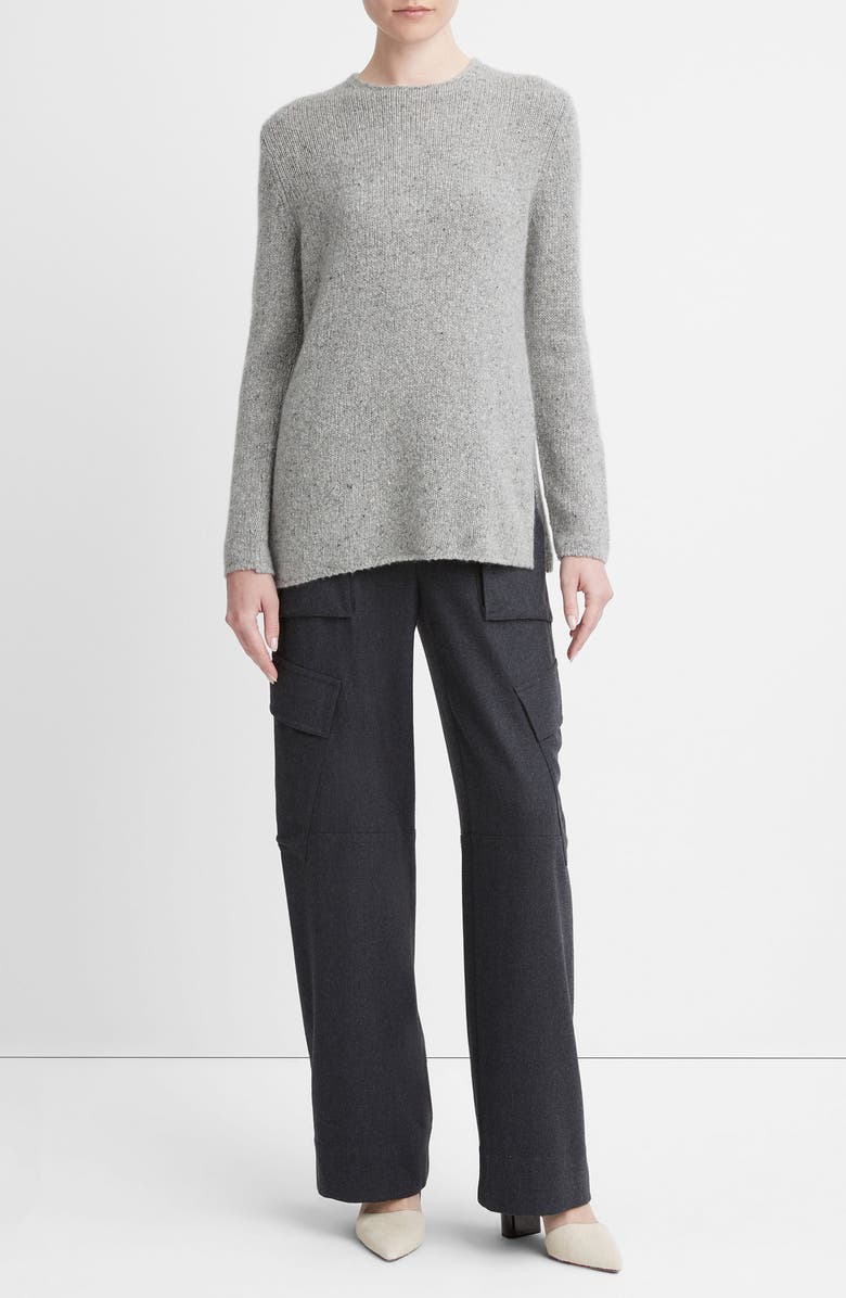 Vince Clean Trim Cashmere Sweater, Alternate, color, 