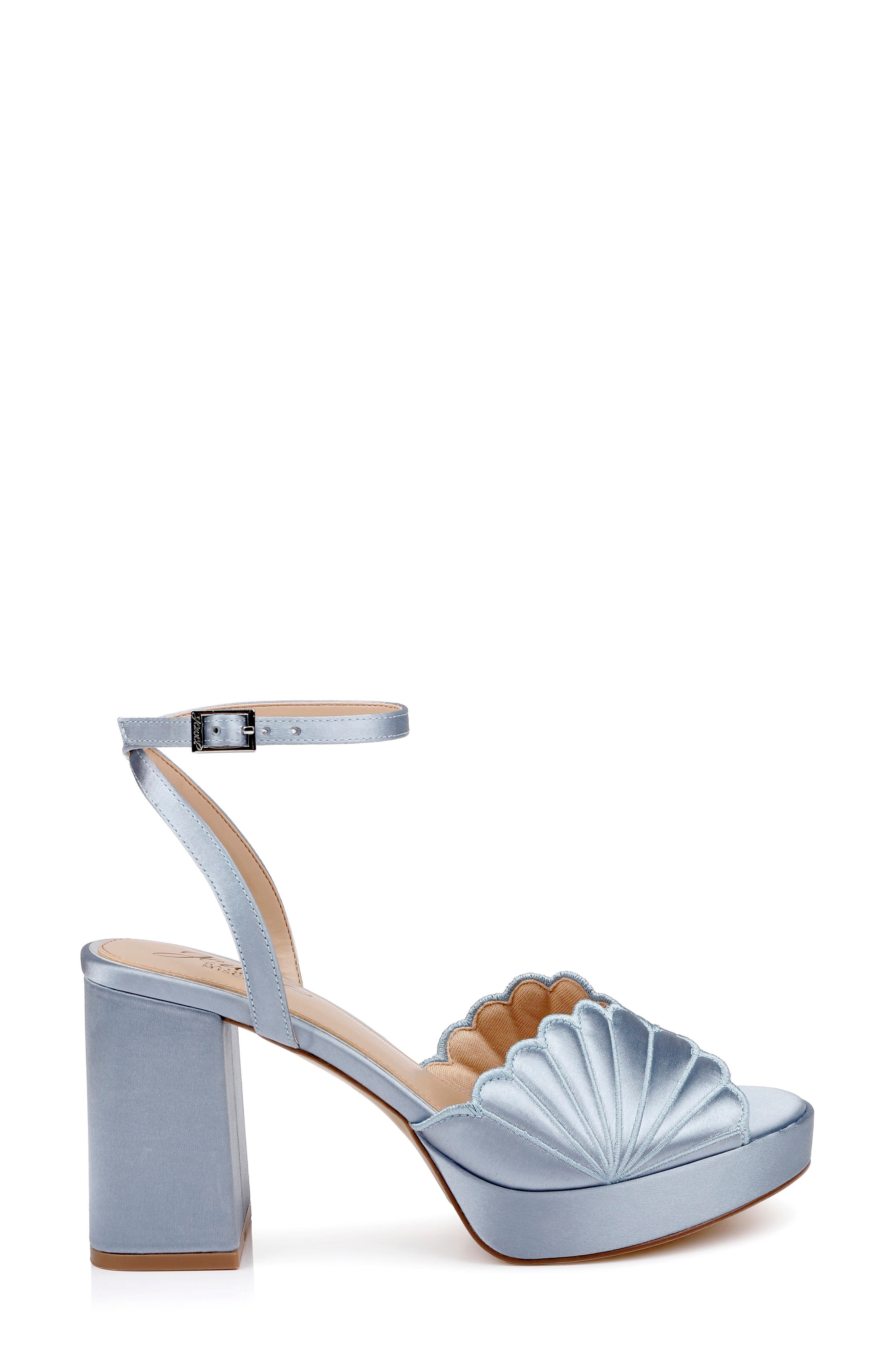 Paola Ankle Strap Platform Sandal, Alternate, color, MIST BLUE SATIN