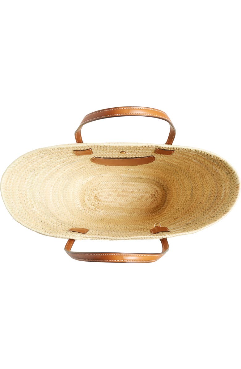 Tory Burch Ella Straw Basket Tote, Alternate, color,