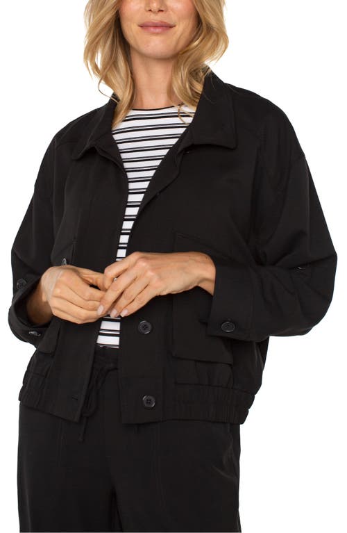 Shop Liverpool Los Angeles Utility Jacket In Black