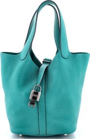 Pre-Owned Hermes Picotin Lock Bag Clemence PM
