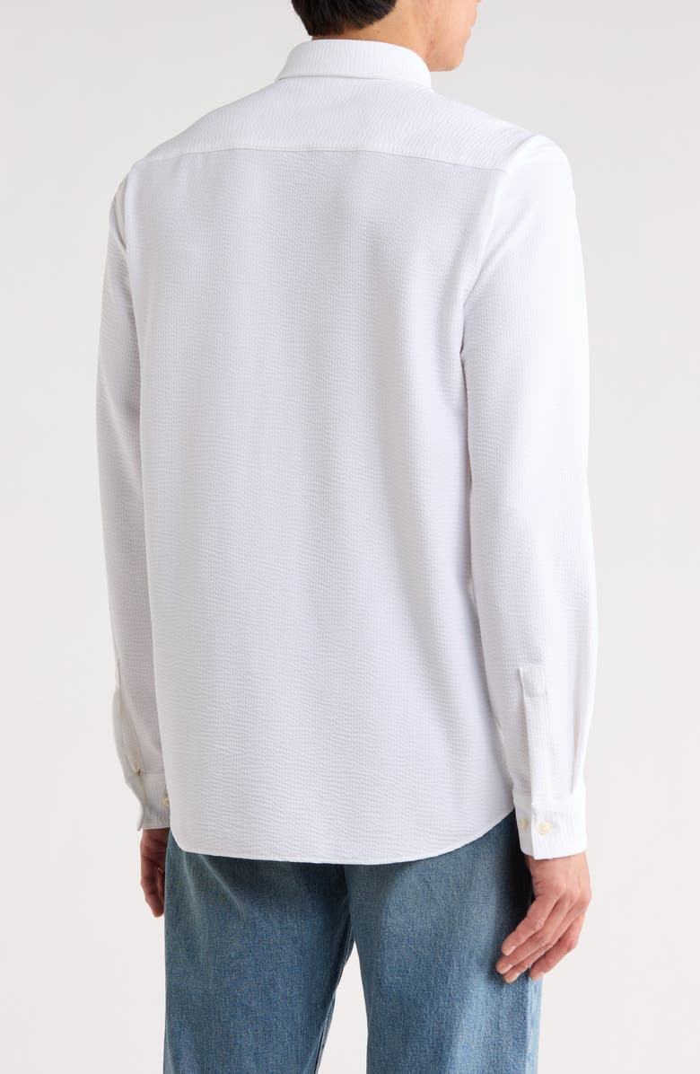 Theory Irving 2P Stretch Button-Up Shirt, Alternate, color, White