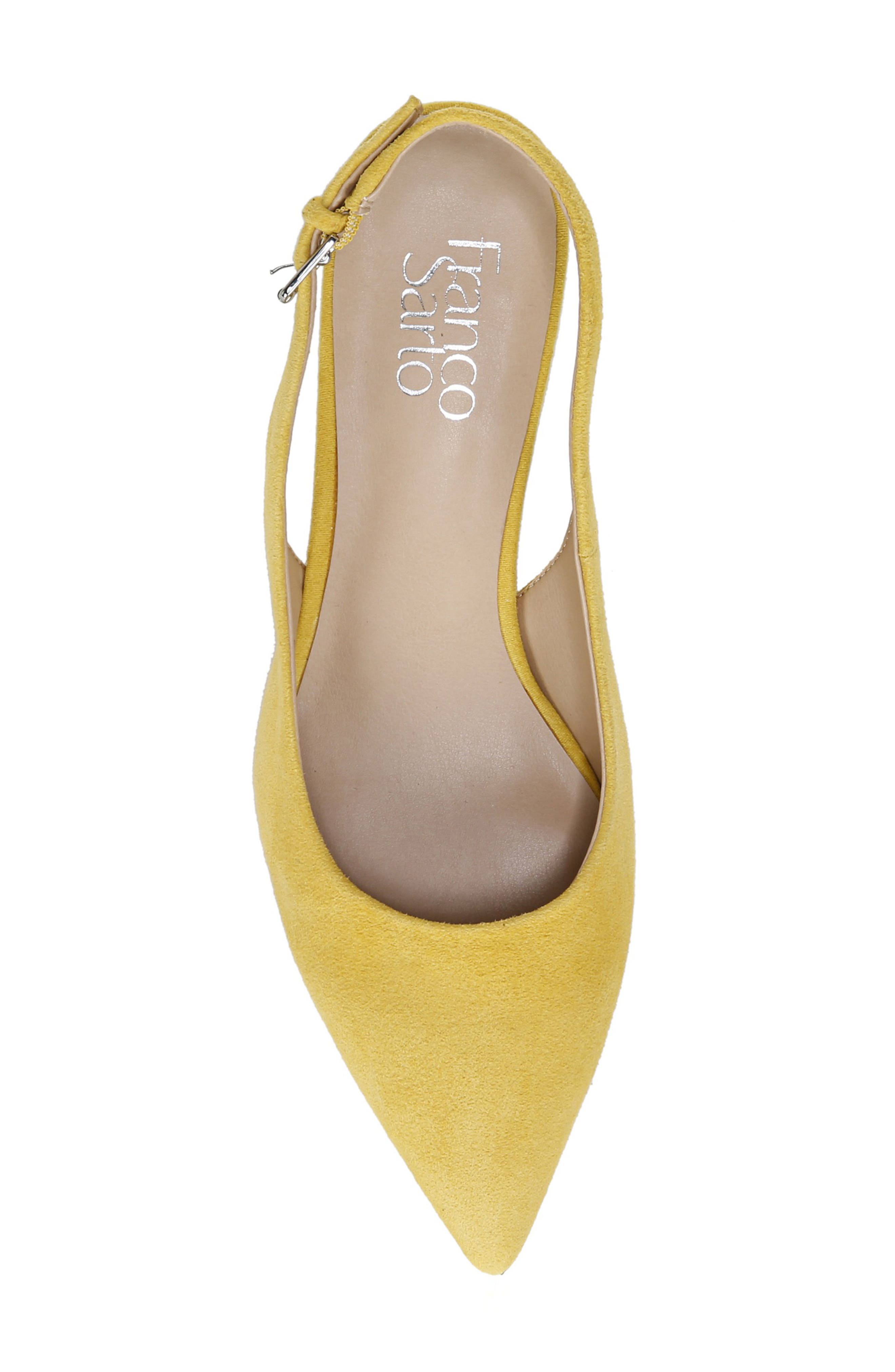 Racer Slingback Pump, Alternate, color, YELLOW