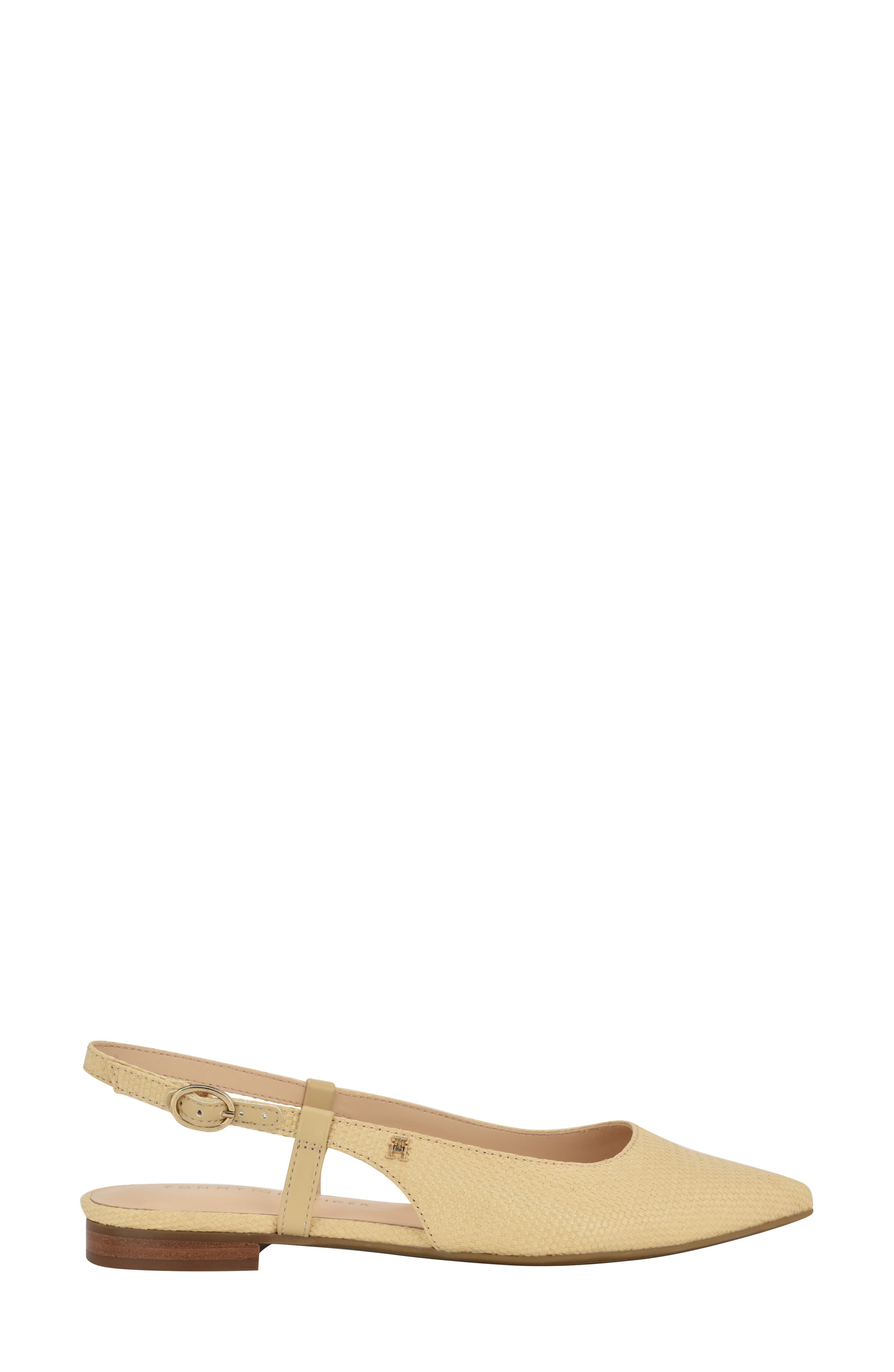 Vamina Slingback Pointed Toe Flat, Alternate, color, LIGHT NATURAL