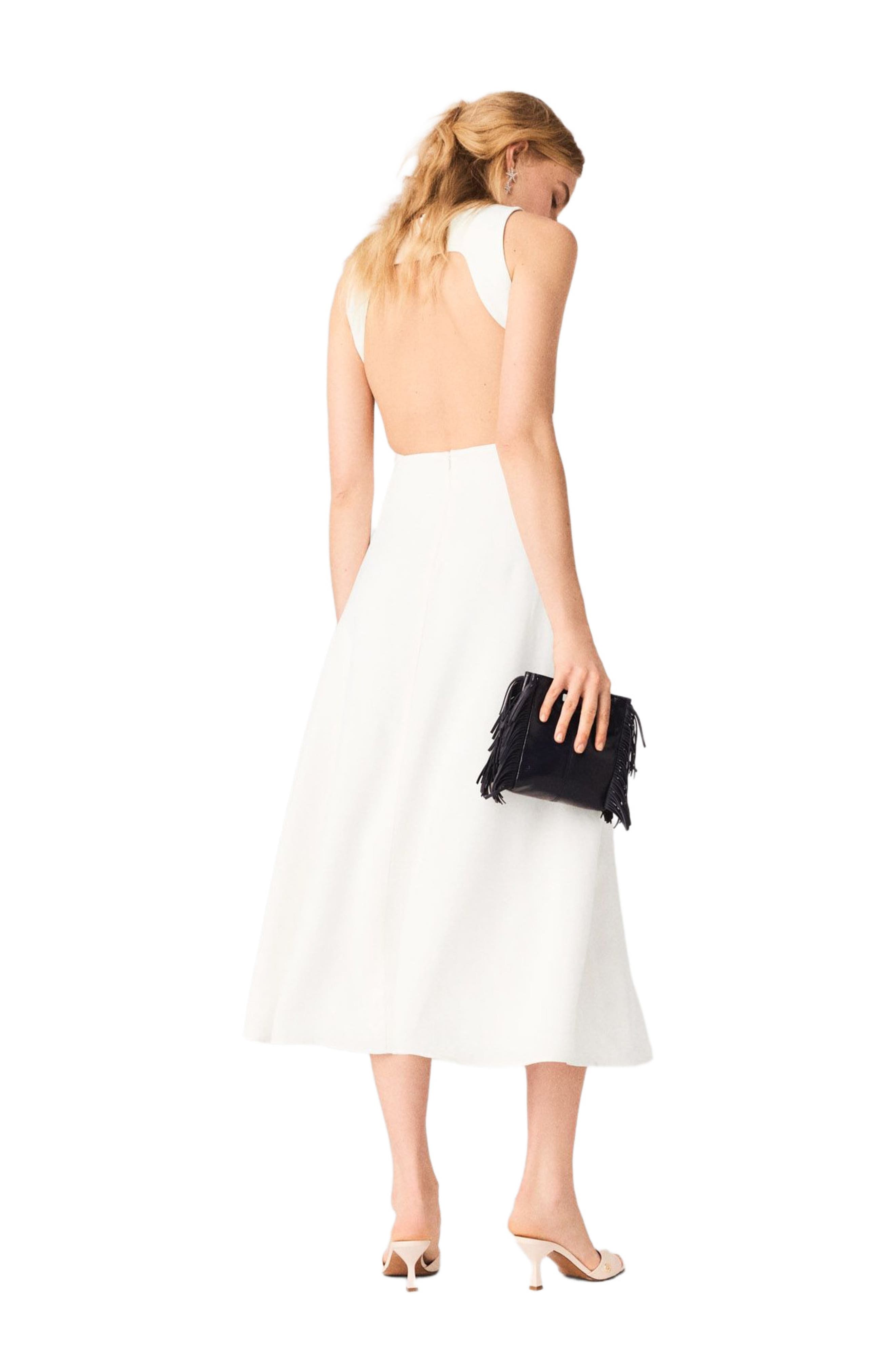 Backless midi dress - image 2