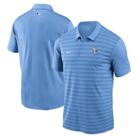 Men's Nike  Light Blue Kansas City Royals Authentic Collection City Connect Victory Performance Polo
