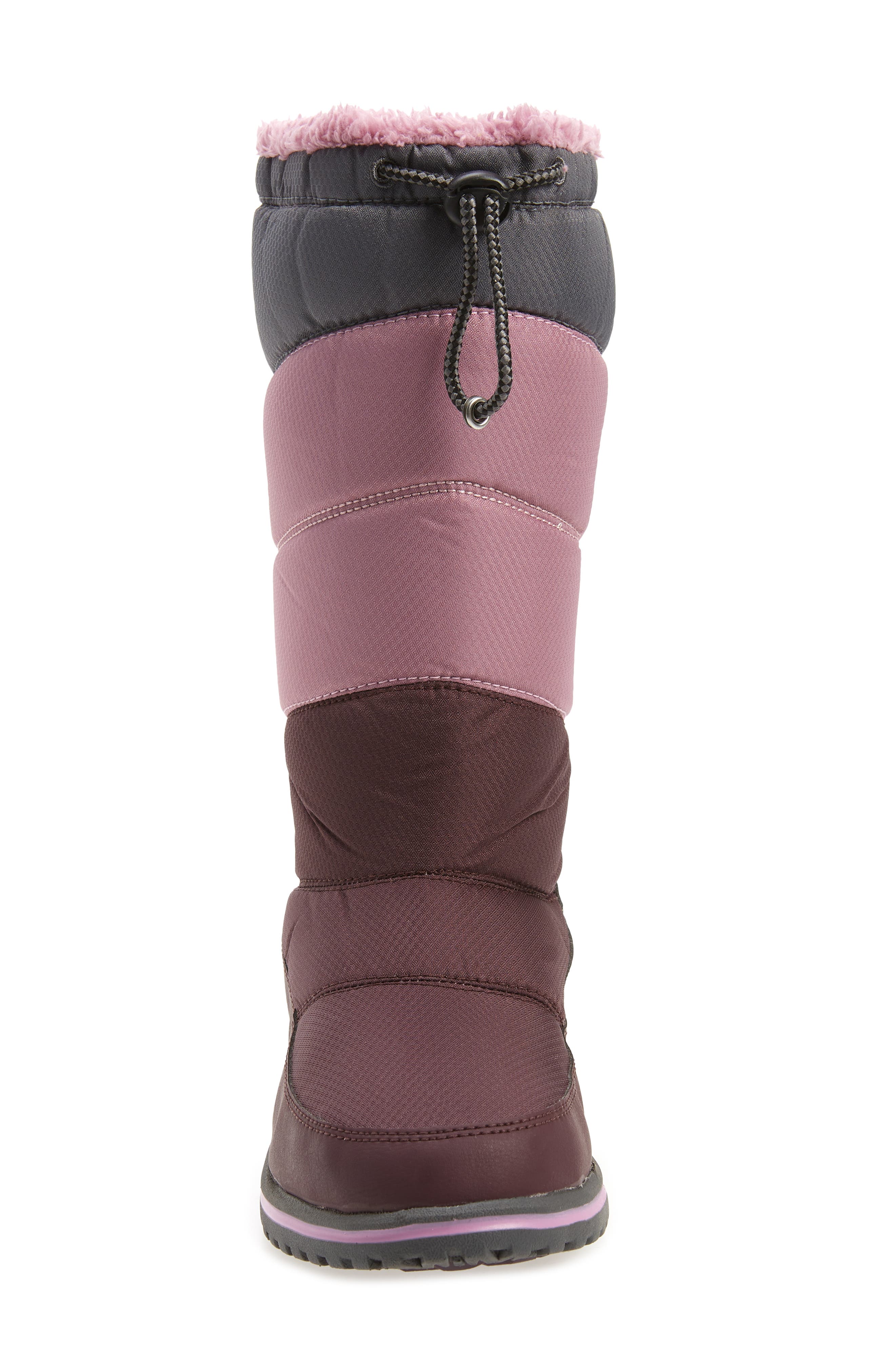 L.L.Bean Ultralight Waterproof Tall Snow Boot, Alternate, color, Dark Plum/ Mauve Berry