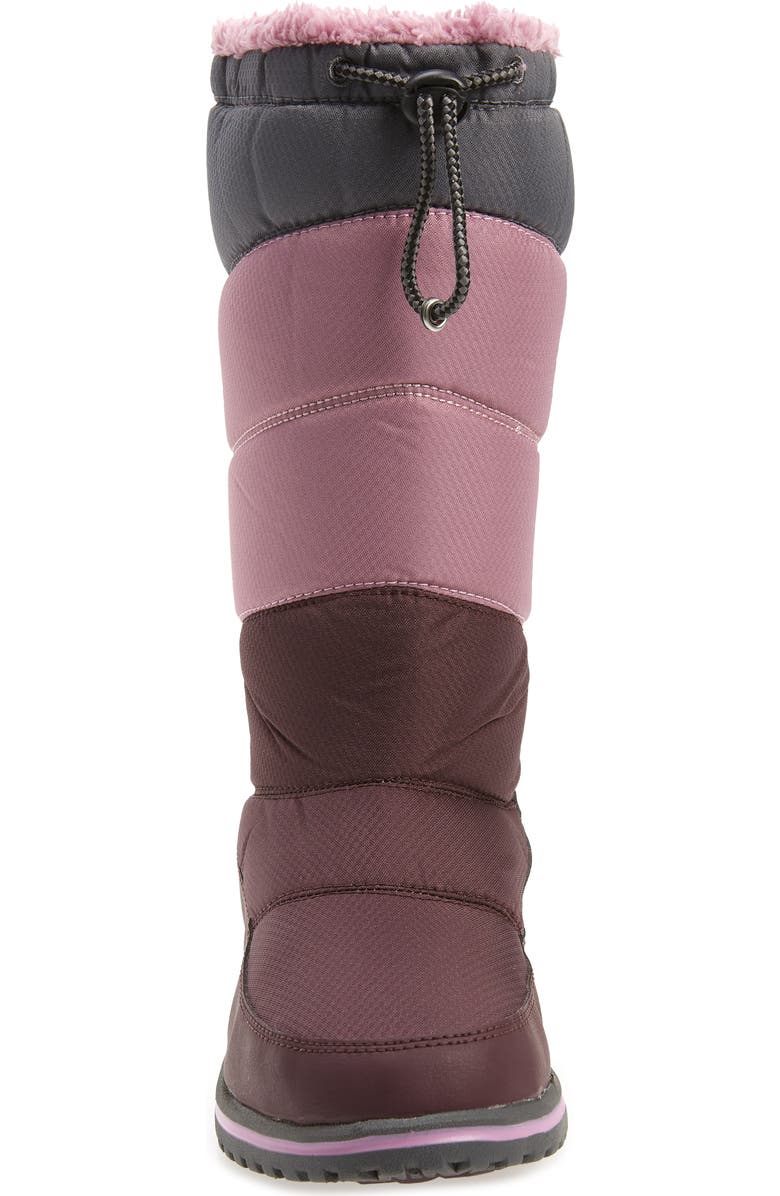L.L.Bean Ultralight Waterproof Tall Snow Boot, Alternate, color, Dark Plum/ Mauve Berry