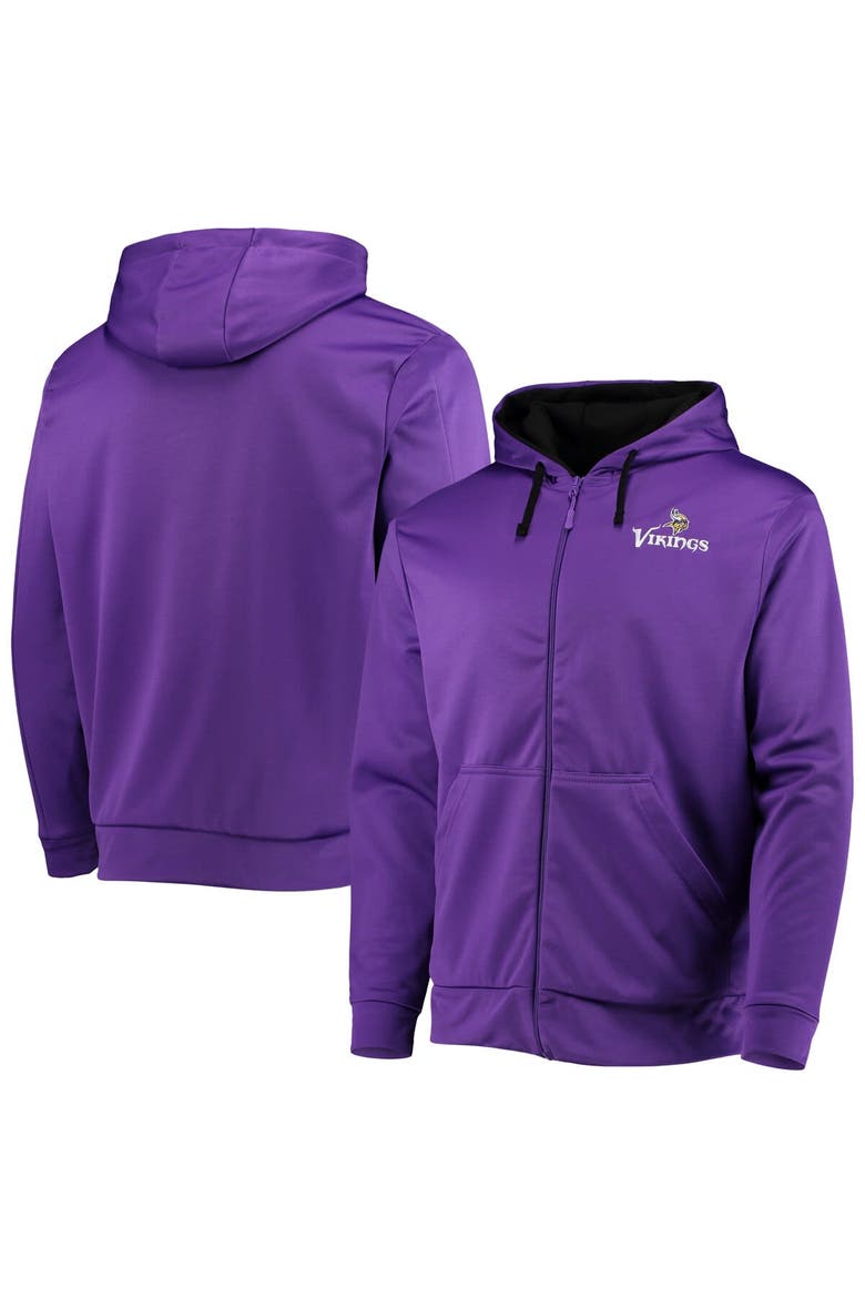 Men's Dunbrooke Purple/Black Minnesota Vikings Apprentice Full-Zip Hoodie, Main, color, Purple