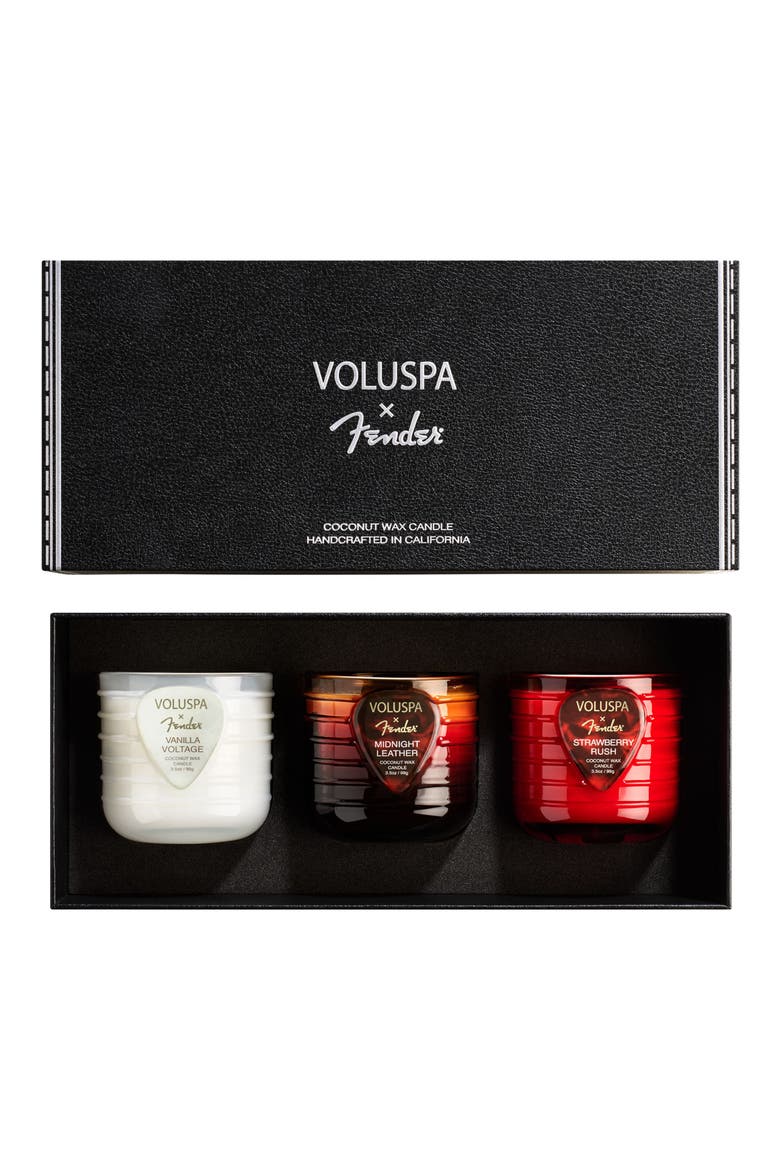 Fender Trio Candle Set, Alternate, color, NO COLOR