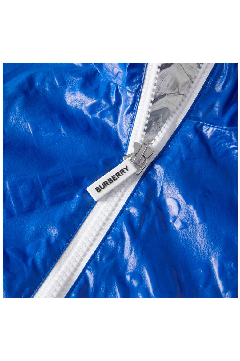Lorenzo Logo Embossed Hooded Jacket, Alternate, color, DEEP COBALT