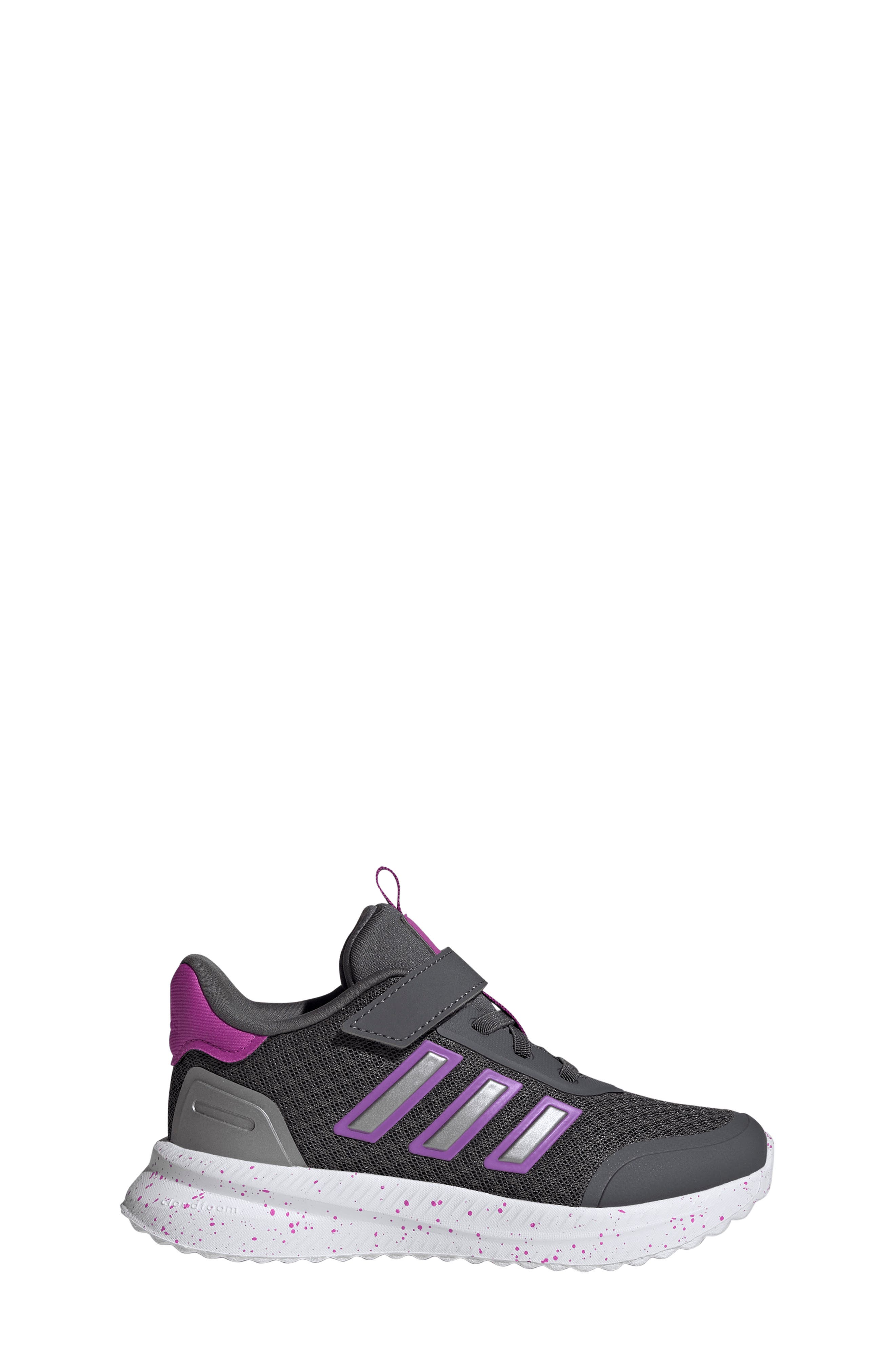 adidas x PLRPATH Kids' Running Shoe, Alternate, color, Grey/ Purple Burst/ Iron Met.