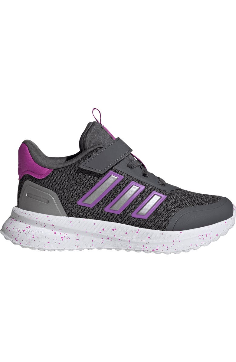 adidas x PLRPATH Kids' Running Shoe, Alternate, color, Grey/ Purple Burst/ Iron Met.