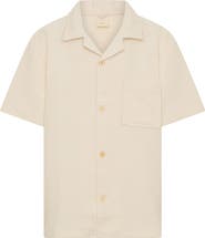 TINY TRIBE Kids' Waffle Stitch Camp Shirt