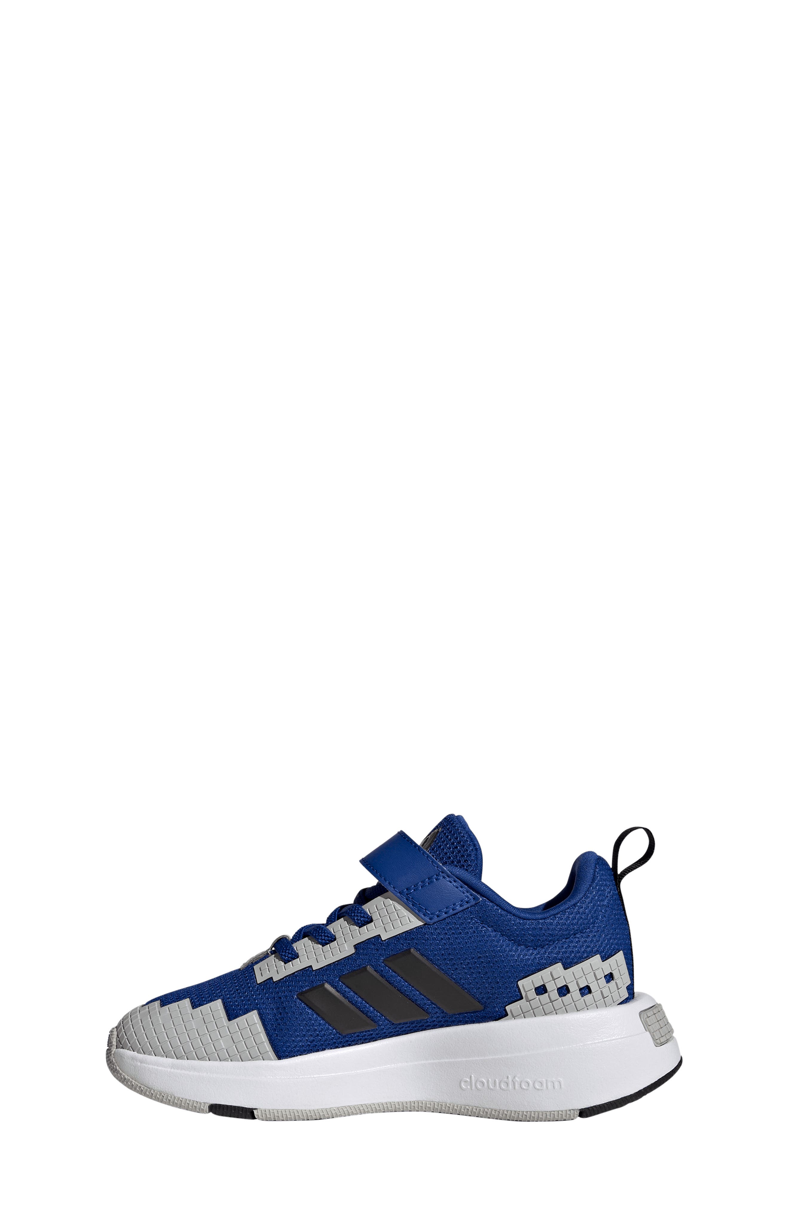 adidas Kids' Minecraft Pro EL Sneaker, Alternate, color, Royal Blue /Cloud Blue