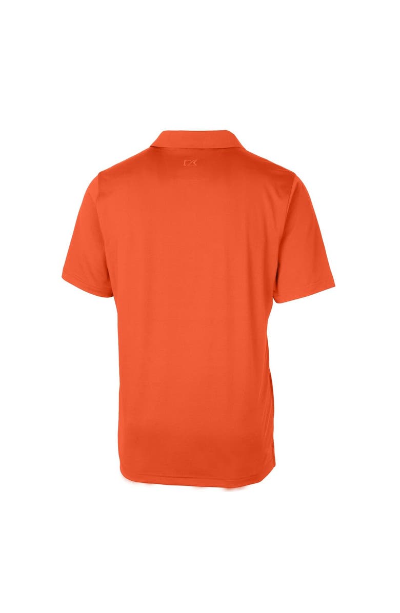 Cutter & Buck Men's Cutter & Buck Orange Chicago Bears Helmet Forge Stretch Polo, Alternate, color,