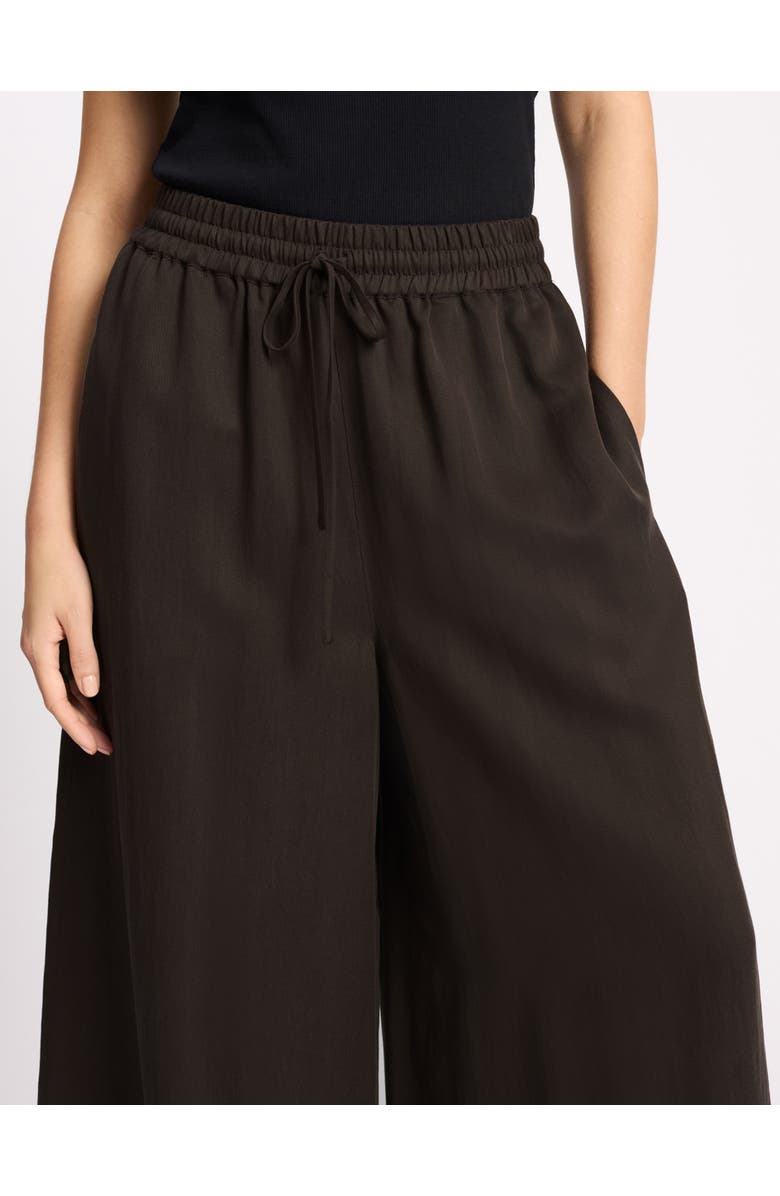 Albaray Relaxed Tencel Wide-Leg Trousers, Alternate, color, Chocolate
