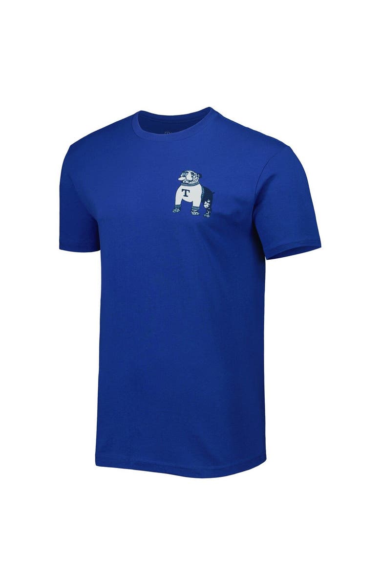 IMAGE ONE Men's Royal Louisiana Tech Bulldogs Mascot Scenery Premium T-Shirt, Alternate, color, 