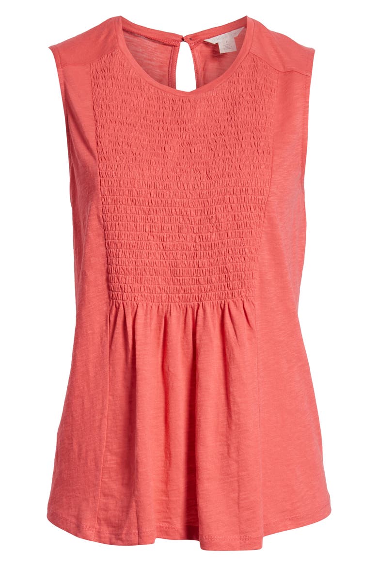Smocked Bib Top, Alternate, color, RED CHATEAUX