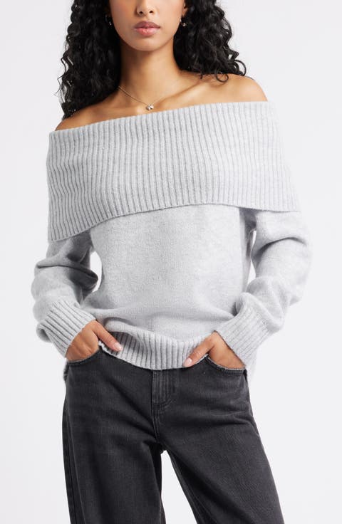Off the Shoulder Sweater