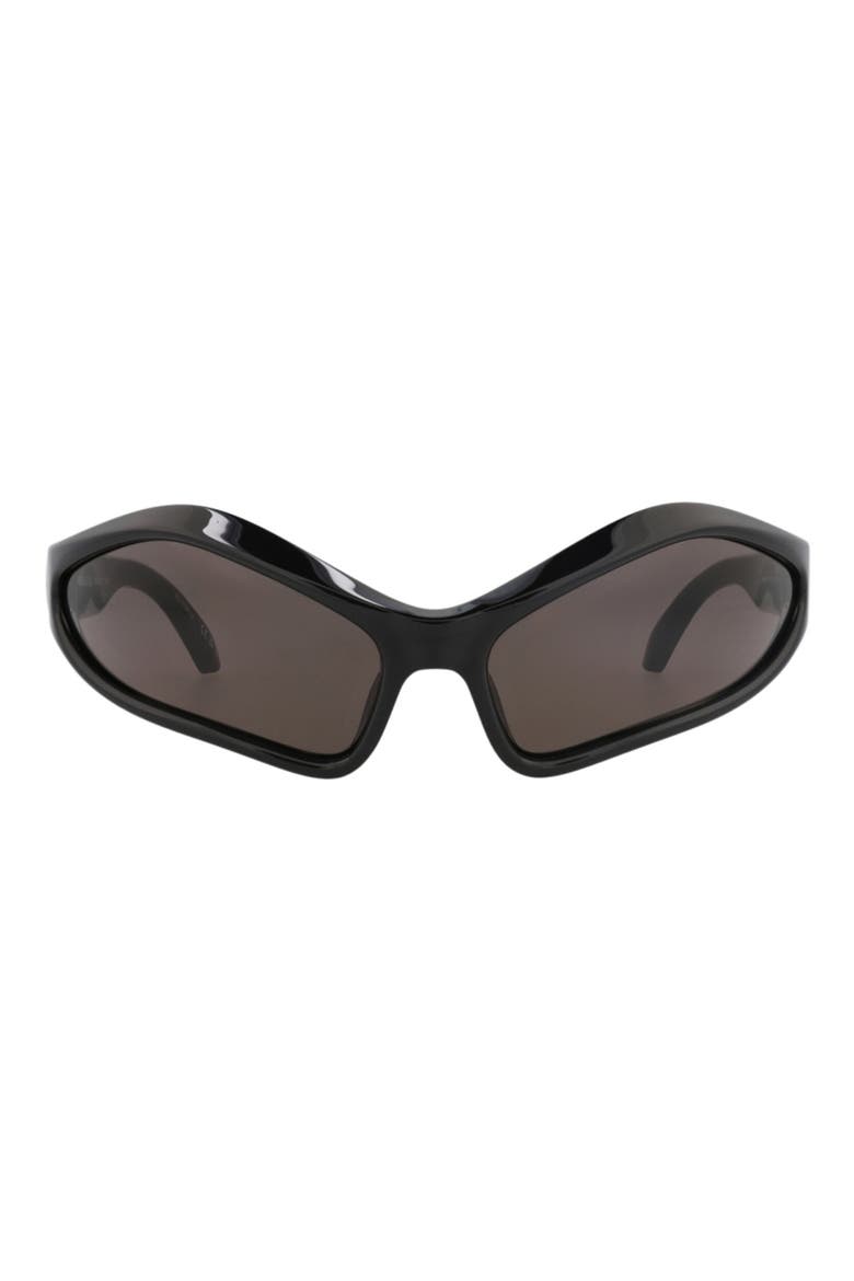 77mm Cat Eye Sunglasses, Main, color, BLACK BLACK GREY
