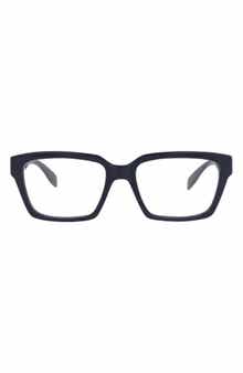 McQueen 54mm Rectangular Optical Glasses