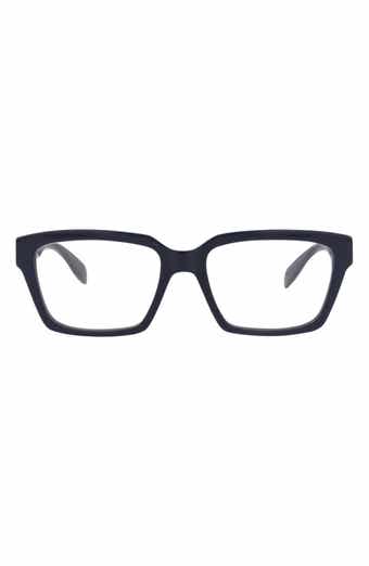 McQueen 54mm Rectangular Optical Glasses