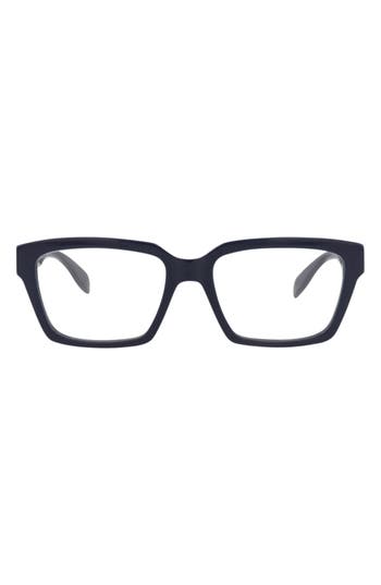 Alexander Mcqueen Mcqueen 54mm Rectangular Optical Glasses In Black