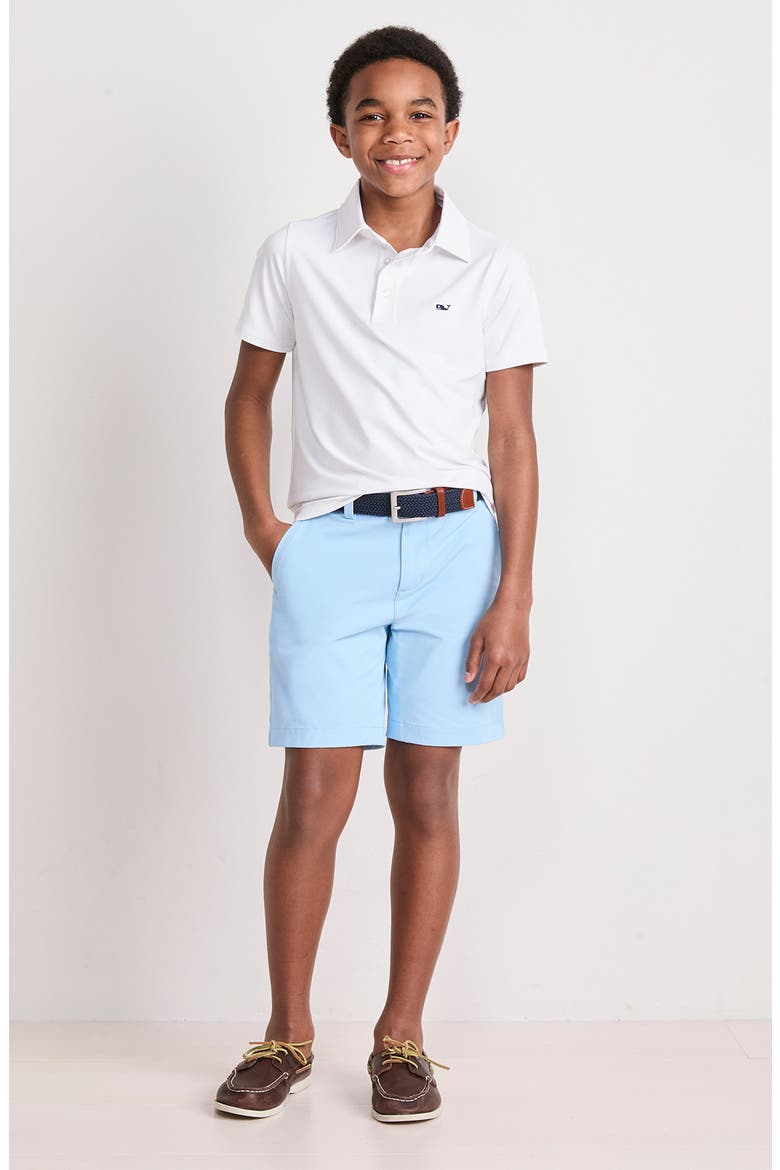 Kids' Sankaty Polo Shirt, Alternate, color, WHITE CAP
