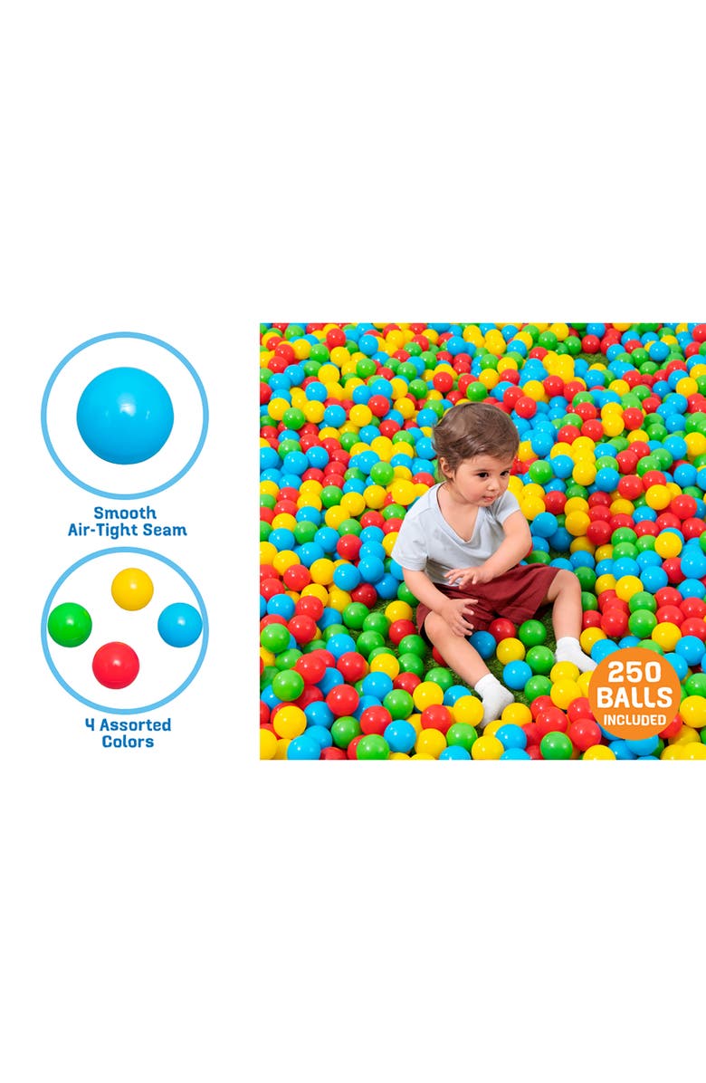 Bestway 250 Bright Color Toy Balls, Alternate, color,