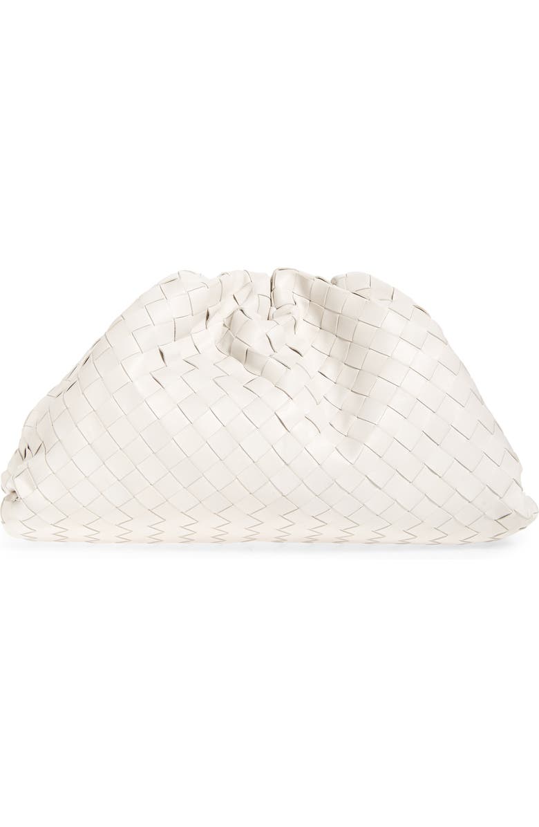 Bottega Veneta Intrecciato Leather Pouch, Main, color,