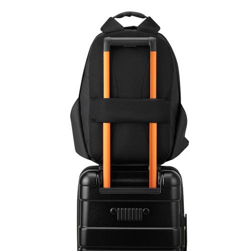 Jeep Hardside Expandable 21" Carry-on Luggage With Two Wheels [jh003b] & Laptop Travel Backpack [js0 In Black