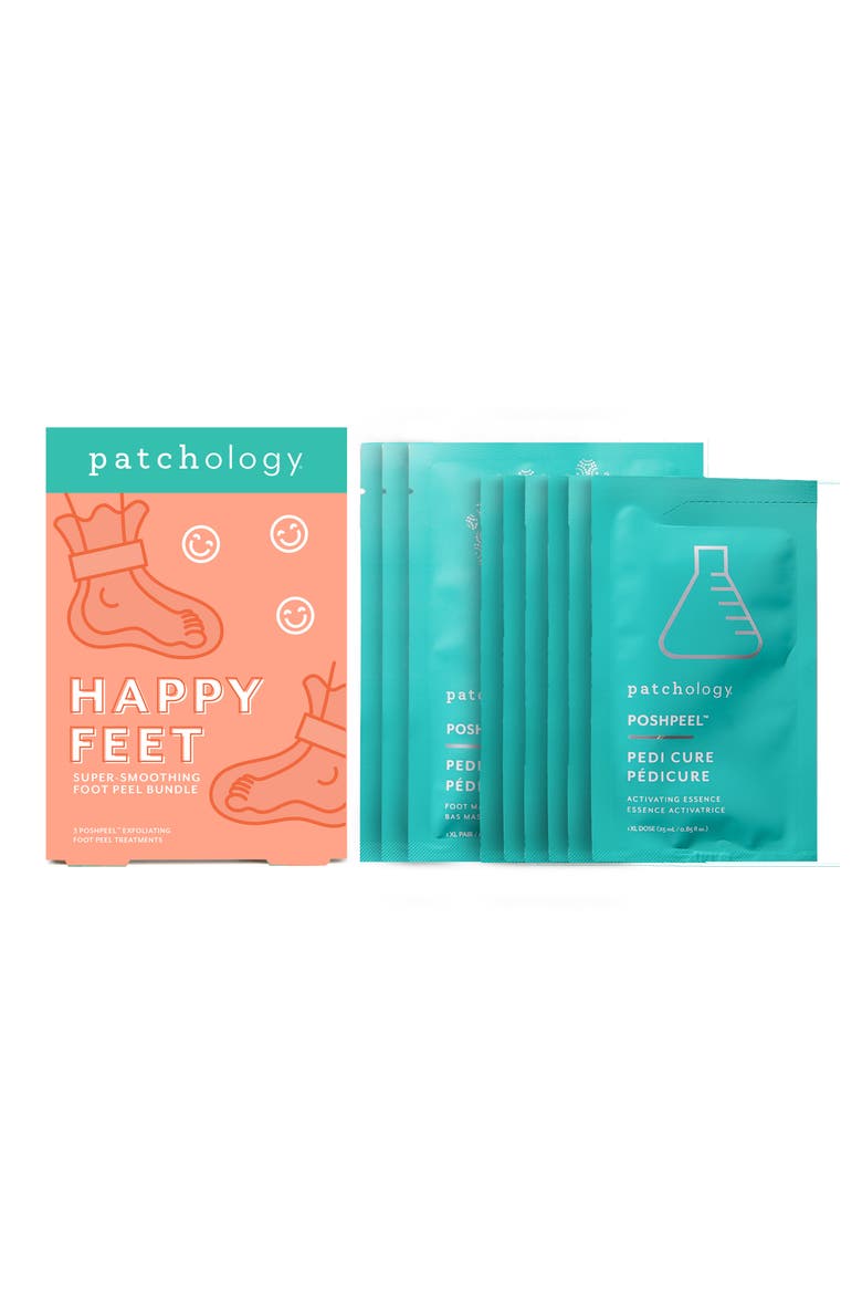 Happy Feet Super Smoothing Foot Mask Set $66 Value, Main, color, NO COLOR