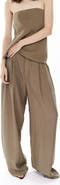 Mother of All Hedi Mid Waist Tailored Linen Pants