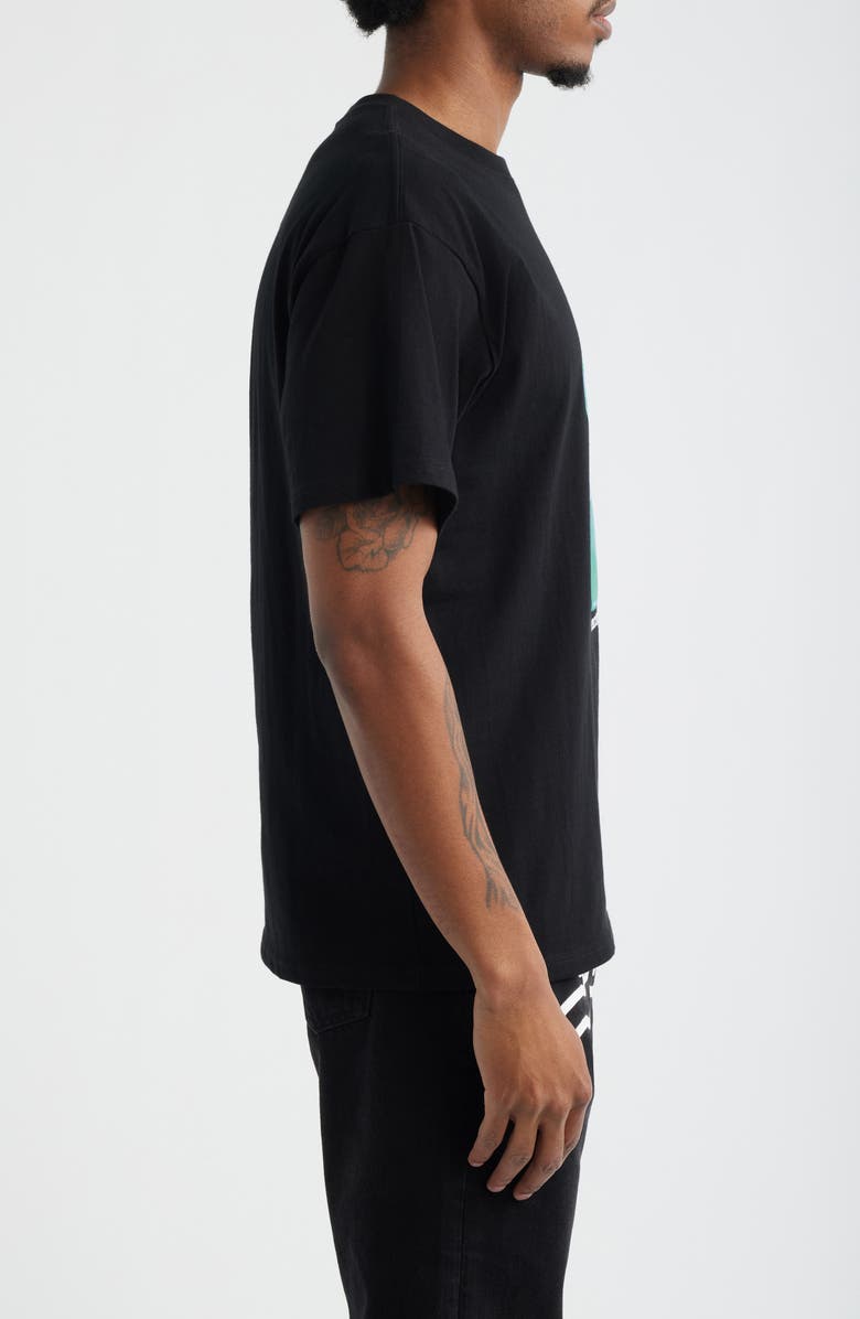 ICECREAM Origami Cotton Graphic T-Shirt, Alternate, color, Black