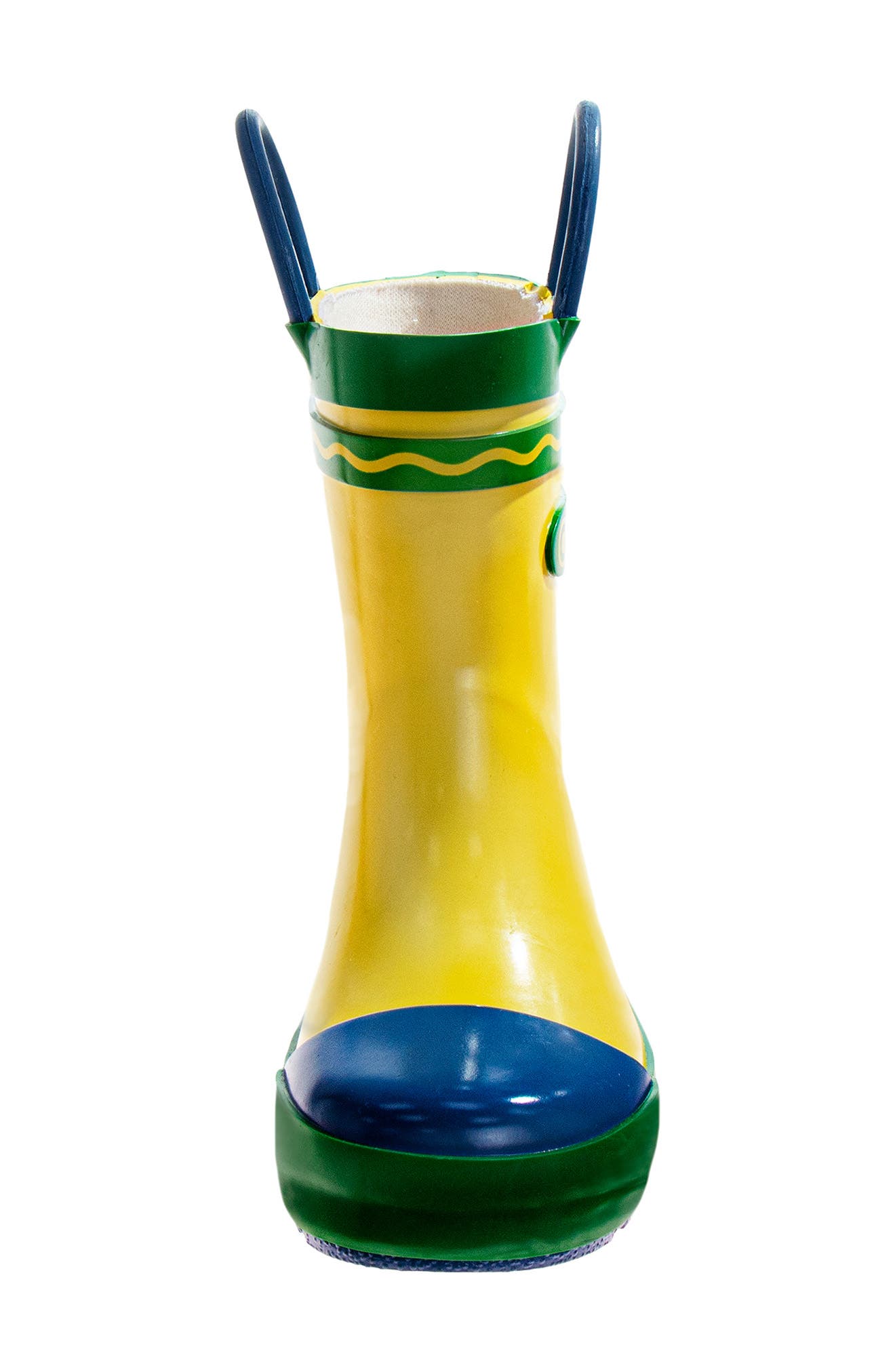Kids' Rain Boot, Alternate, color, YELLOW GREEN