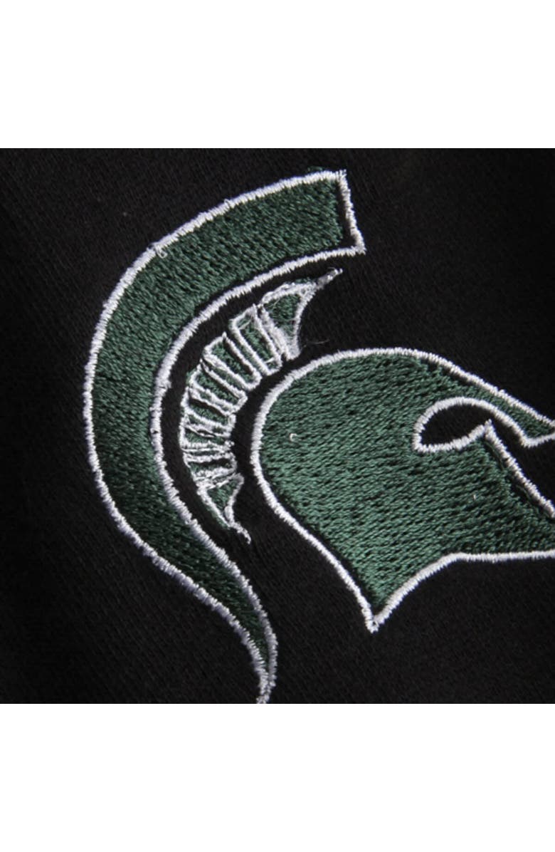 COLOSSEUM Women's Stadium Athletic Black Michigan State Spartans Arched Name Full-Zip Hoodie, Alternate, color, Black