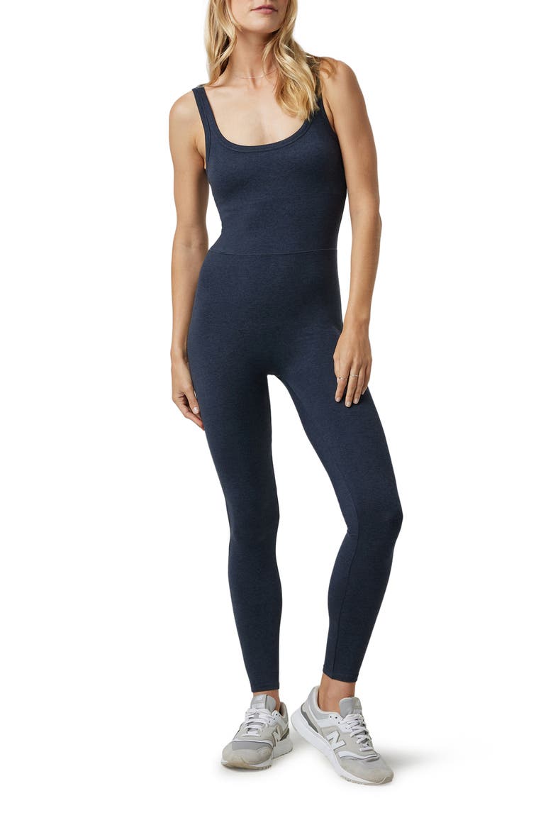 Halo Essential Jumpsuit, Main, color, MIDNIGHT HEATHER