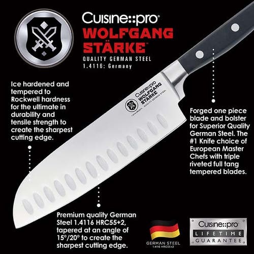 Cuisine::pro Wolfgang Starke 3.5" Paring Knife In Black