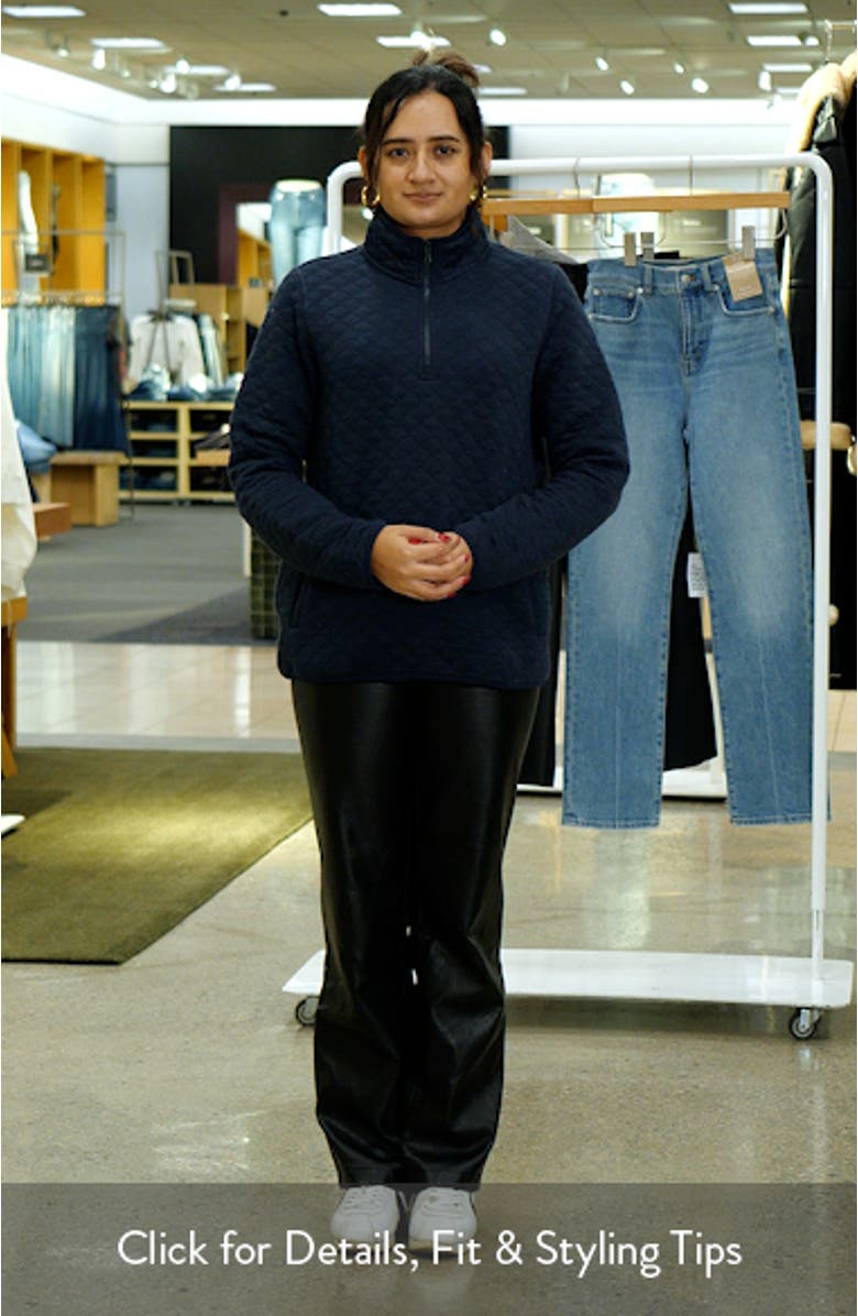 Corbet Quilted Half Zip Pullover, sales video thumbnail