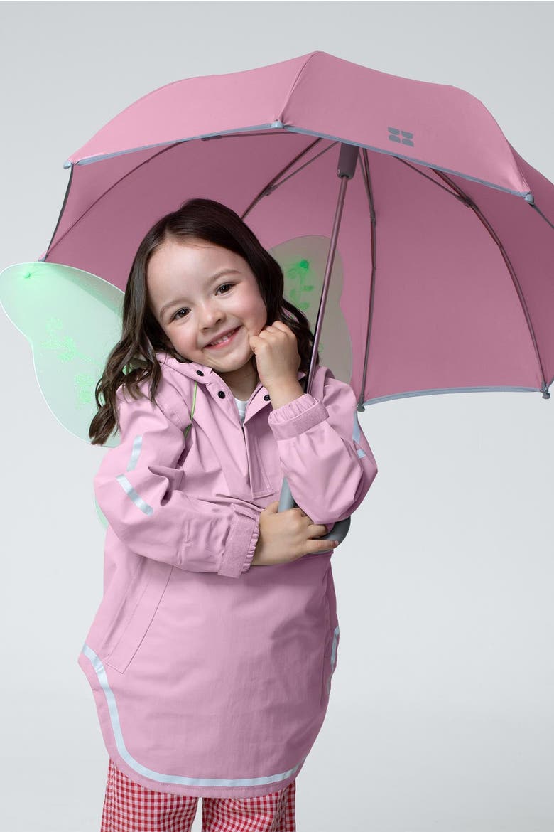 Kids Puddle Jumper Pullover Poncho, Alternate, color, Pink