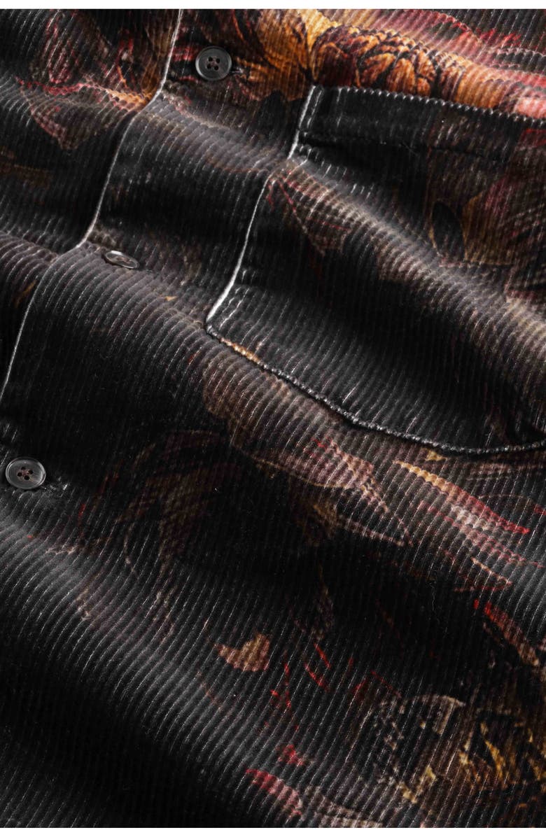 NN07 Blade Organic Cotton Corduroy Shirt Jacket, Alternate, color, Multi Colour Print