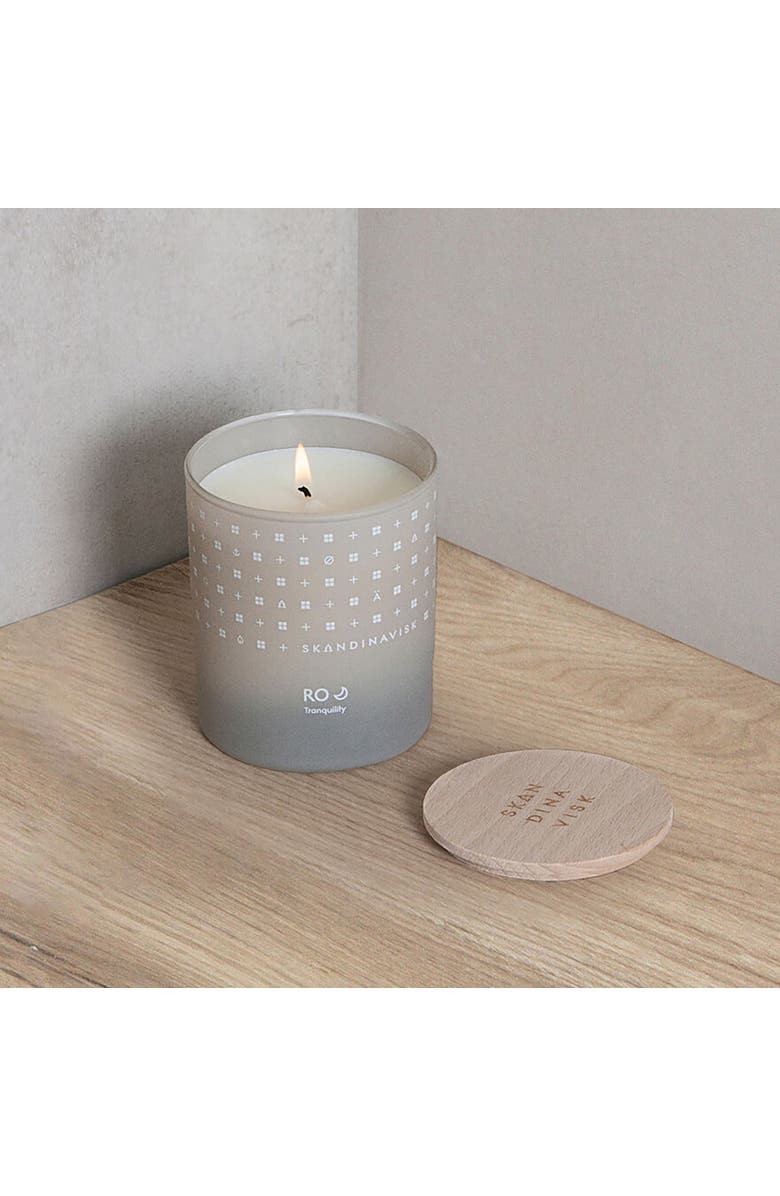 SKANDINAVISK RO Scented Candle 200g, Alternate, color, Brown
