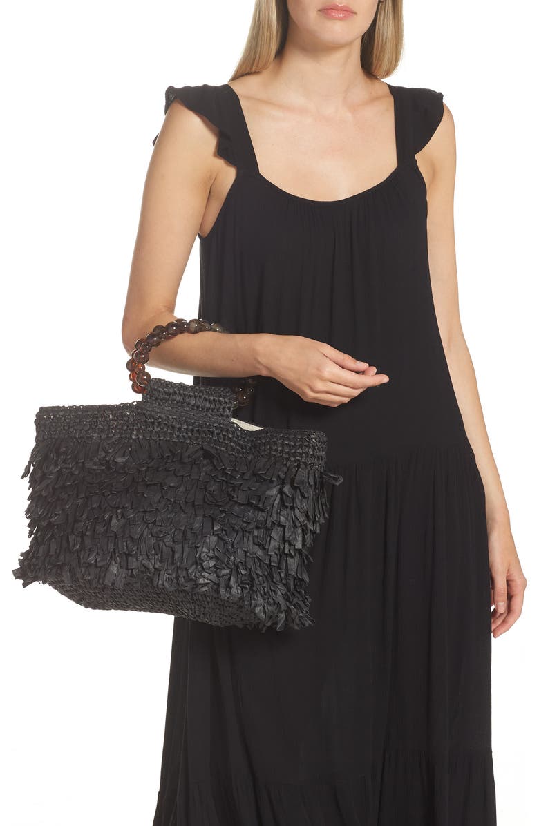 BTB Los Angeles Pixie Large Straw Bag, Alternate, color,