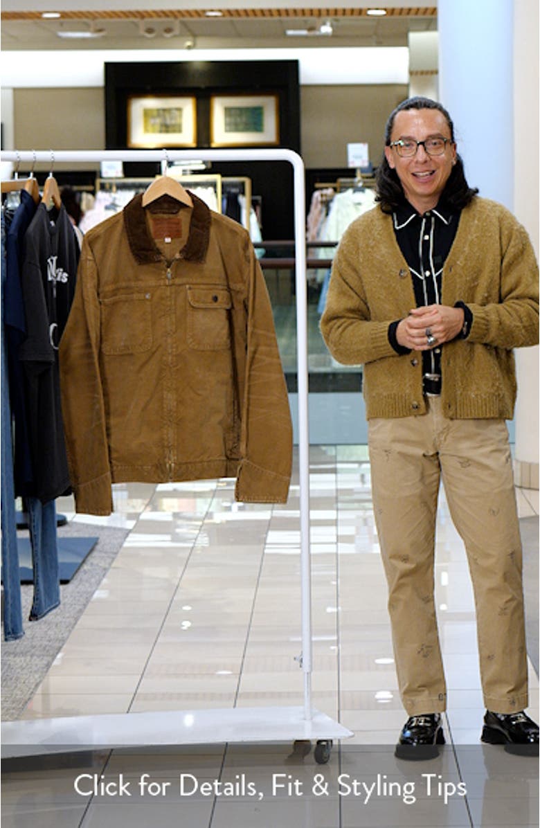 Corduroy Collar Trucker Jacket, sales video thumbnail