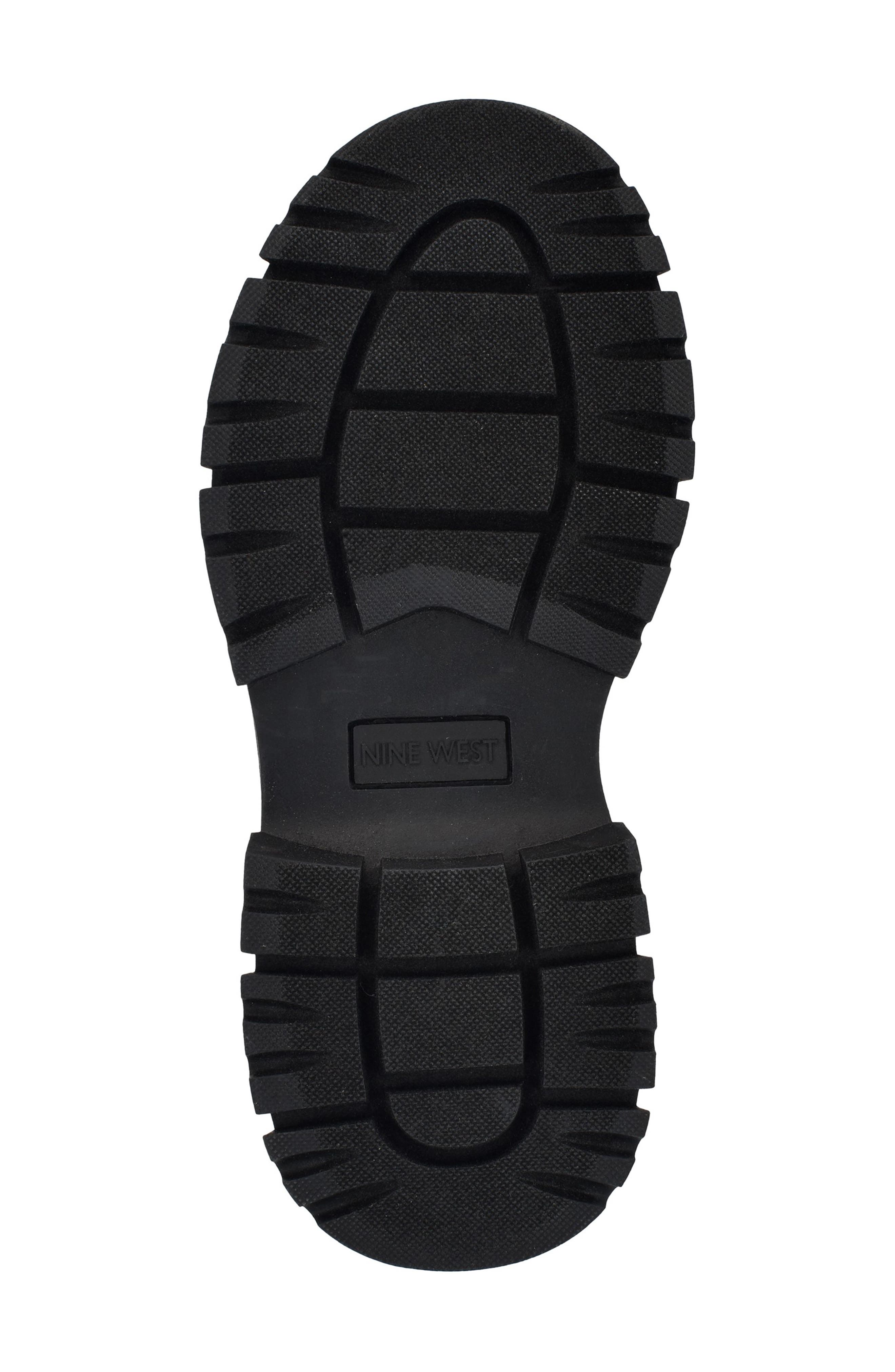 Nine West Budde Lug Sole Bootie, Alternate, color, Black