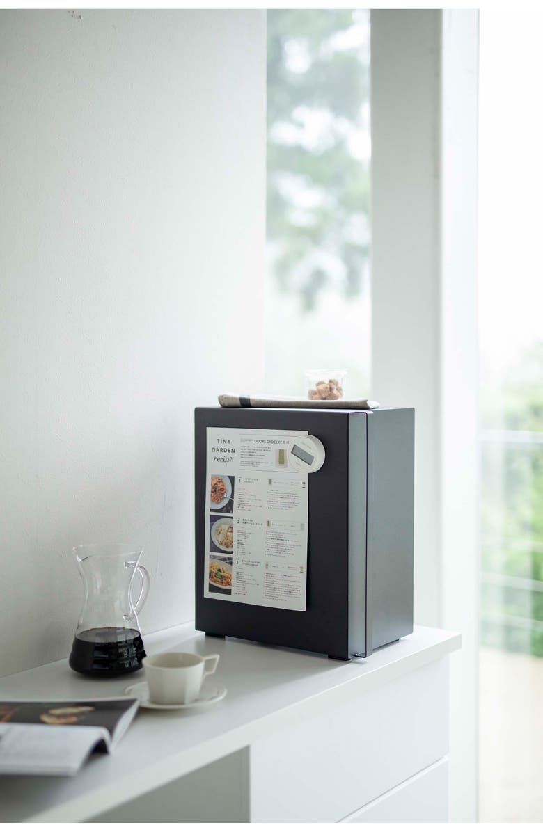 Yamazaki Vertical Bread Box, Alternate, color, Black