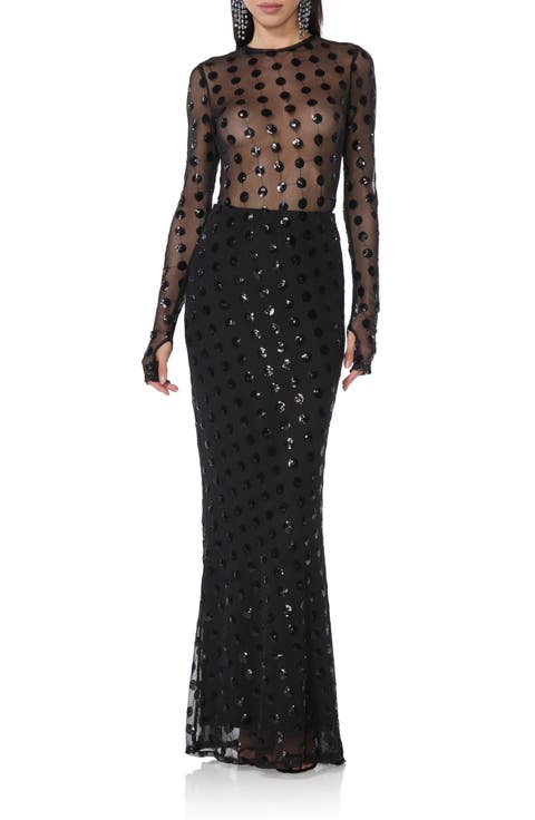 Kaylee Sequin Dot Top
