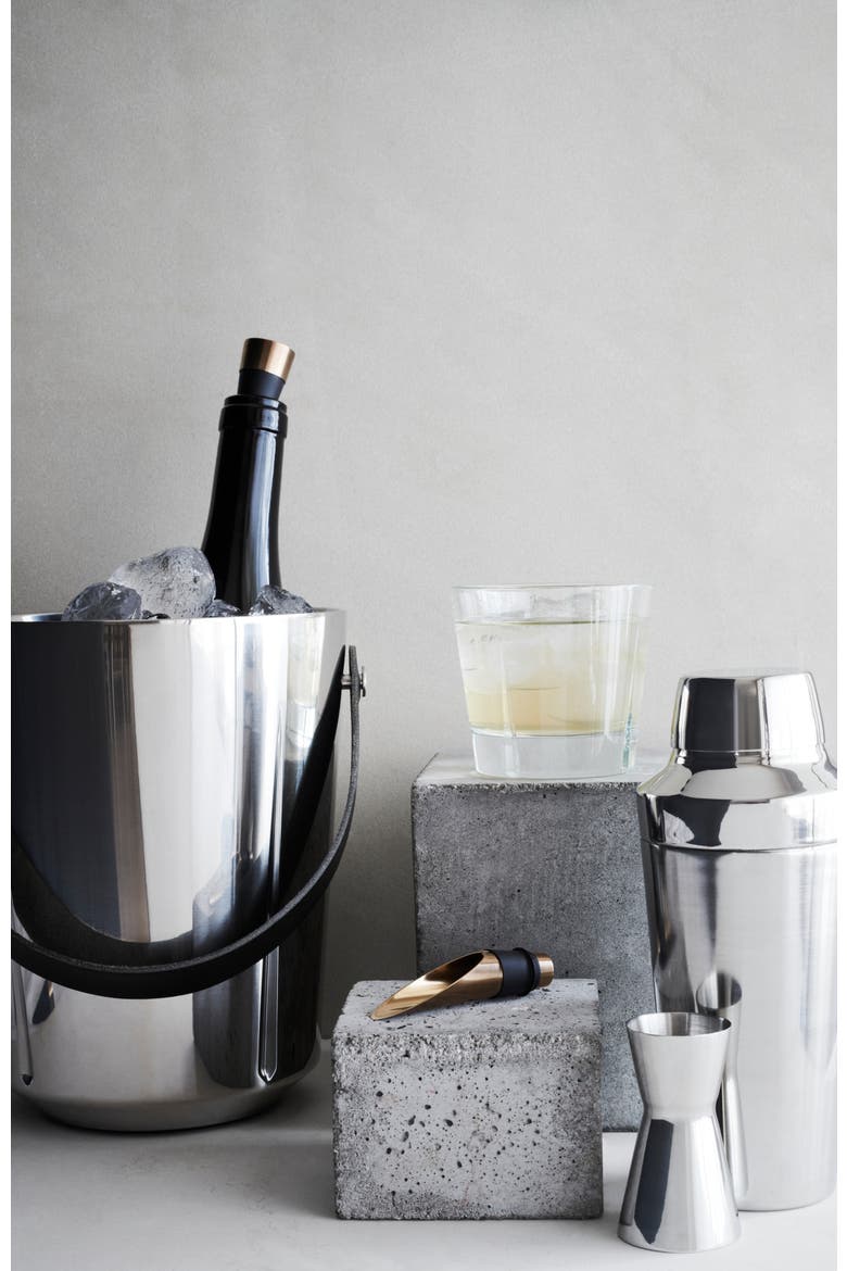 Grand Cru Steel Champagne Bucket, Alternate, color, Steel