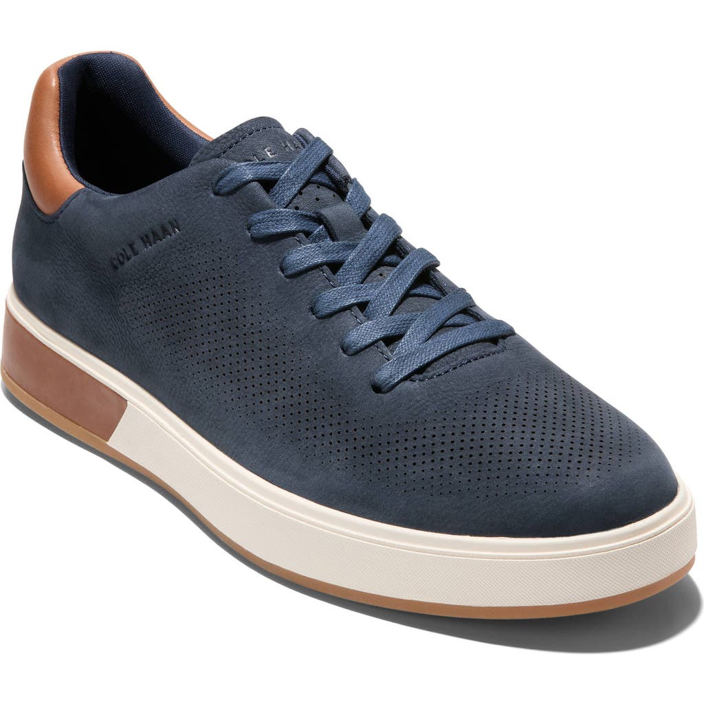 Cole Haan Men's Grandpr Angleace Sneaker In Navy Blazer/british Tan/ch G